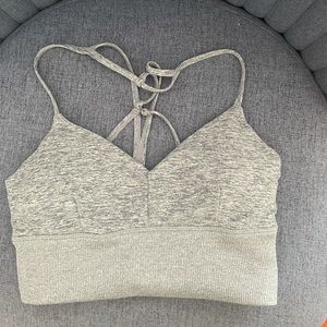 Alo Lush Bra in XS Heather Blue